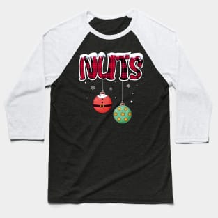 Chest Nuts Christmas Matching Couple Chestnuts Baseball T-Shirt